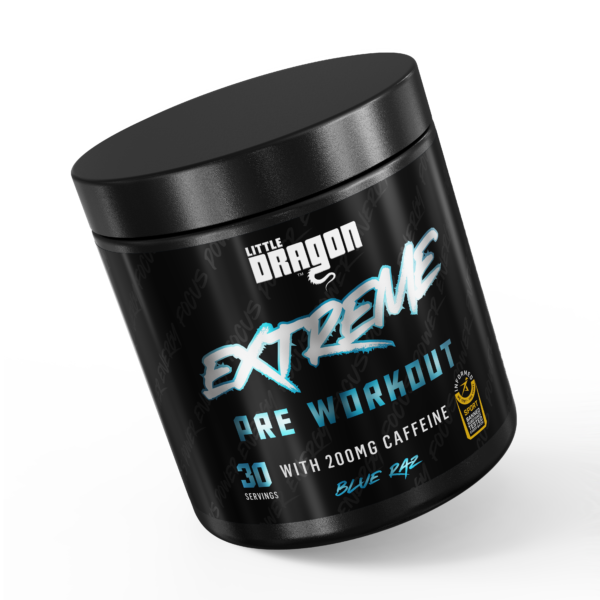 Extreme Pre Workout Blue Raz (30 serves) - Image 3